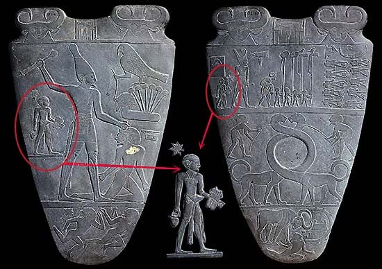 Paleta de narmer y los shemsu hor